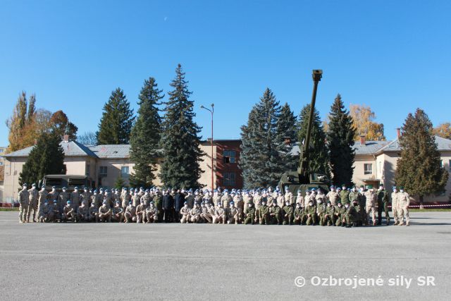 Slávnostné privítanie príslušníkov OS SR vracajúcich sa z operácií