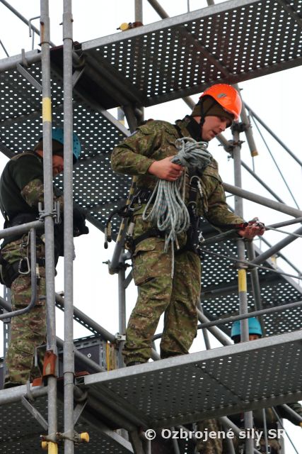 V Lešti sa pripravovali pre prácu vo výškach