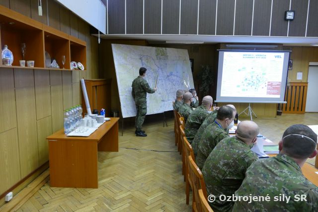 Komplexný štábny nácvik u 2.mechanizovanej brigády