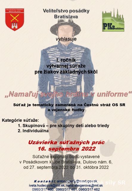 "Namaľuj svojho hrdinu v uniforme"