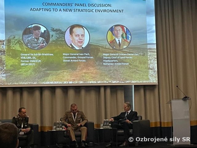 Konferencia Armoured Vehicles Eastern Europe s účasťou veliteľa pozemných síl 