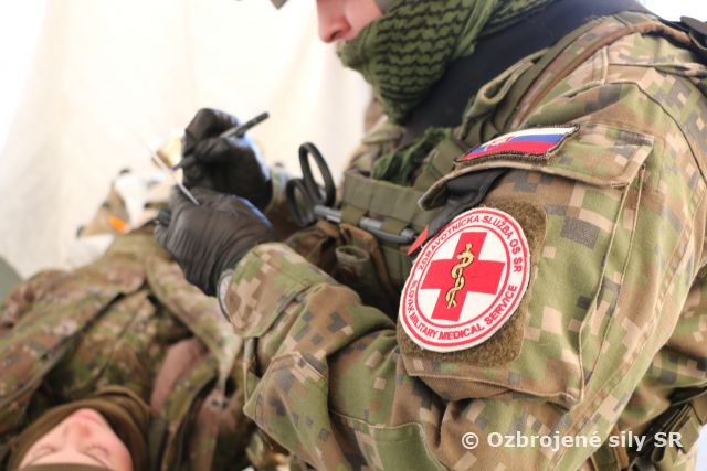 Sústredený výcvik obväzísk v operácii Slovenský štít 2023