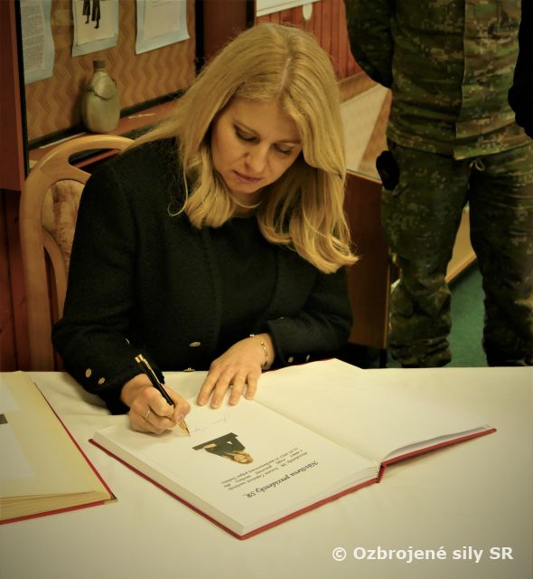 Hlavná veliteľka ozbrojených síl v posádke Trebišov