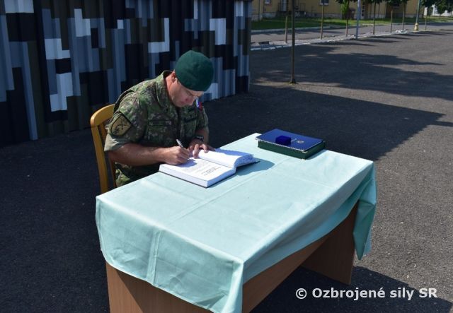 Levický prápor sa rozlúčil so svojím zástupcom majorom Ladislavom Gurským