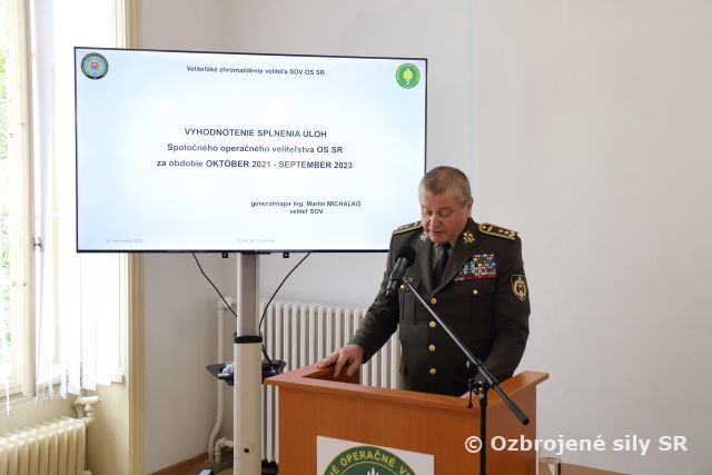 Veliteľské zhromaždenie veliteľa Spoločného operačného veliteľstva OS SR