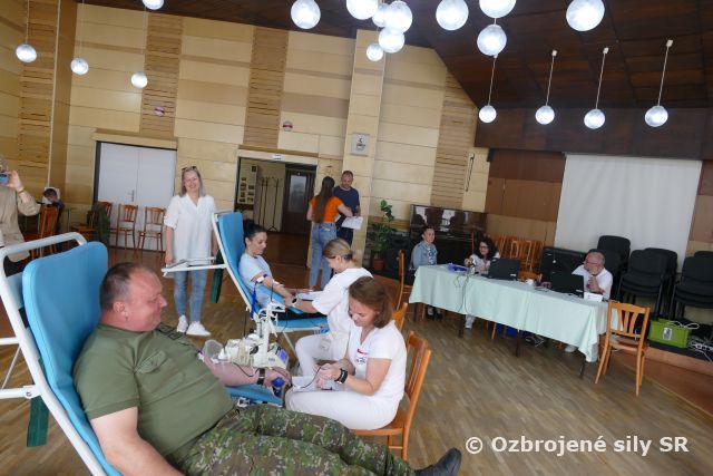 Kvapka krvi v Prešove: Veliteľstvo 2.mb opäť pozývalo na darovanie krvi