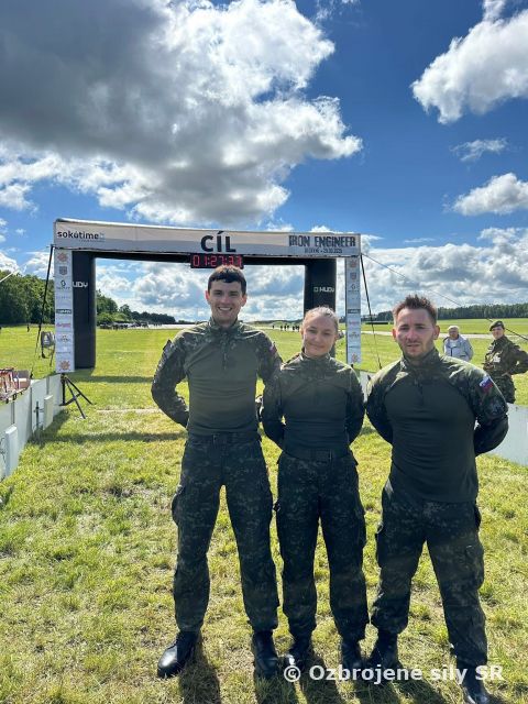 Strieborná medaila pre ženistov v súťaži Iron Engineer 2025