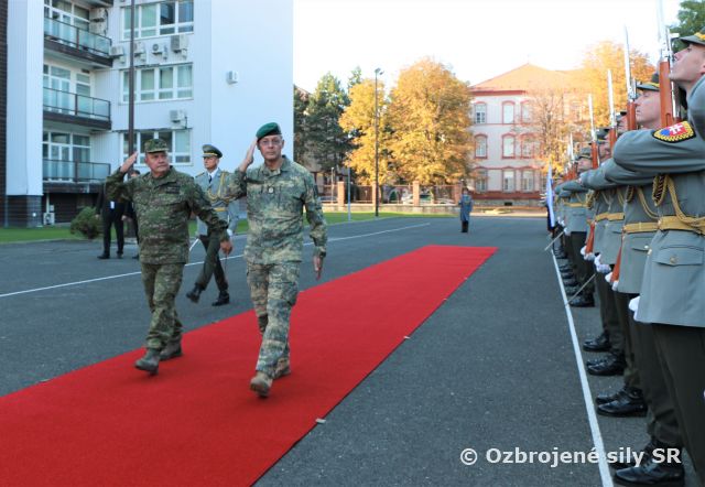Oficiálna návšteva náčelníka Generálneho štábu Ozbrojených síl Rakúskej republiky  na Slovensku