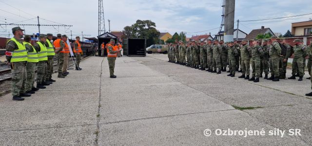 Logisti z 53. práporu „na koľajniciach“
