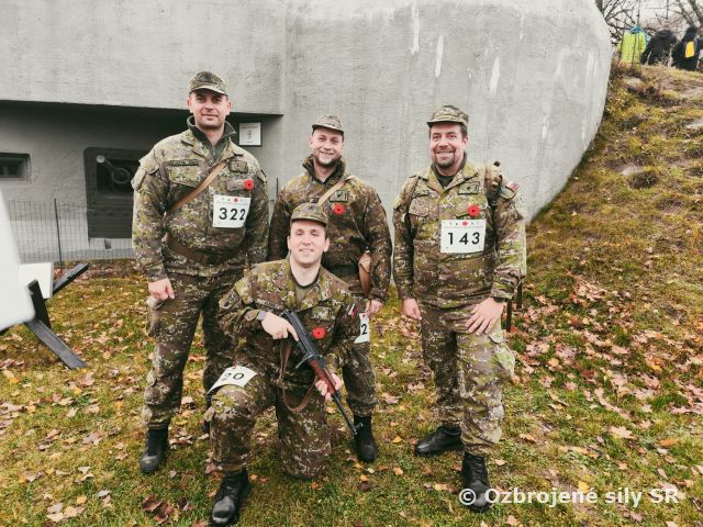 Príslušníci 53. práporu poľných služieb štartovali na 10. ročníku Behu na počesť vojnových veteránov