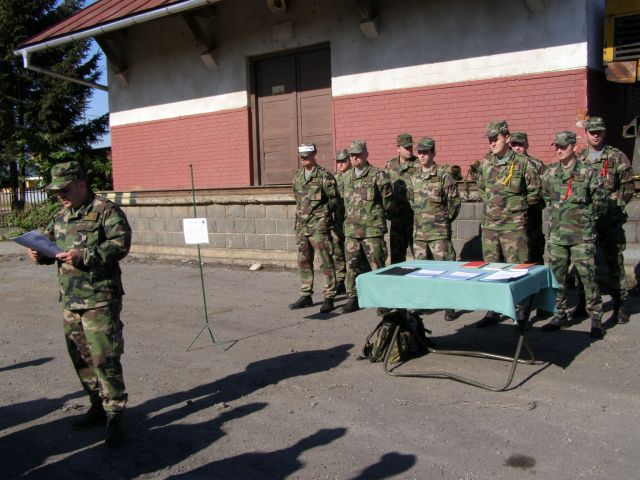 Výcvik vojsk v preprave po železnici