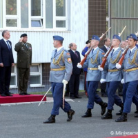 Prezident Andrej Kiska prvýkrát navštívil ministerstvo obrany