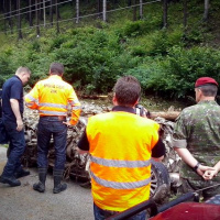 05 5. pluk špeciálneho určenia nasadený v Terchovej