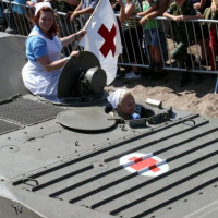 Legendárny tank T-34 zabodoval na Slovenských pieskoch