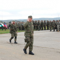 Začiatok taktického cvičenia s bojovou streľbou GROUND PEPPER 2014