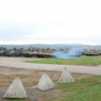 Začiatok taktického cvičenia s bojovou streľbou GROUND PEPPER 2014