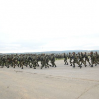 Začiatok taktického cvičenia s bojovou streľbou GROUND PEPPER 2014