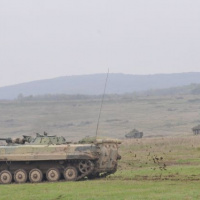 Začiatok taktického cvičenia s bojovou streľbou GROUND PEPPER 2014