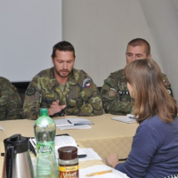 Začiatok taktického cvičenia s bojovou streľbou GROUND PEPPER 2014