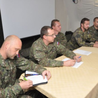 Začiatok taktického cvičenia s bojovou streľbou GROUND PEPPER 2014