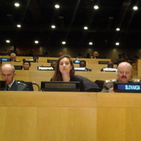 Generálmajor Pavel Macko na konferencii OSN v New Yorku