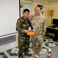 Beluš medzi poddôstojníkmi v Afganistane