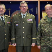 Generálporučík Peter Gajdoš sa stretol s novým pridelencom obrany Českej republiky