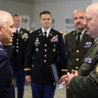 Generálmajor Macko sa stretol s náčelníkom štábu Vzdušných síl Národnej gardy štátu Indiana