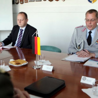 Stretnutie generálmajora Macka s pridelencom obrany SRN na generálnom štábe