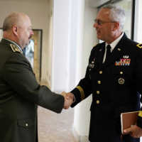 Rokovanie generálmajora Macka s brigádnym generálom Hurtadom