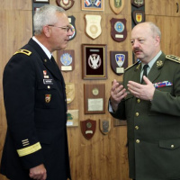 Rokovanie generálmajora Macka s brigádnym generálom Hurtadom