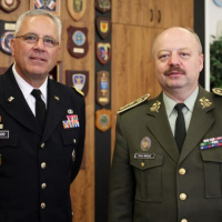 Rokovanie generálmajora Macka s brigádnym generálom Hurtadom