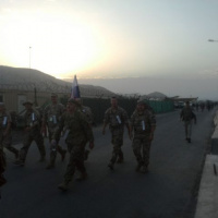 Dánsky pochod na základni HKIA