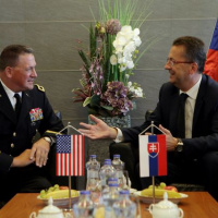 Náčelník GŠ Maxim privítal v Bratislave nového veliteľa Národnej Gardy Indiany