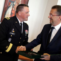 Náčelník GŠ Maxim privítal v Bratislave nového veliteľa Národnej Gardy Indiany