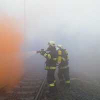 Súčinnostný výcvik vojenských hasičských jednotiek