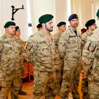 04 TASR: „Po návrate z misií privítali v 5. pluku špeciálneho určenia v Žiline 48 vojakov“