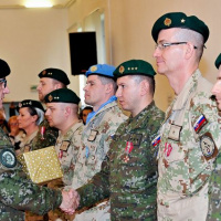 08 TASR: „Po návrate z misií privítali v 5. pluku špeciálneho určenia v Žiline 48 vojakov“