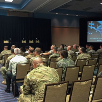 03 ISOF week - veliteľ 5. pluku špeciálneho určenia na Medzinárodnej konferencii Síl pre špeciálne operácie v USA