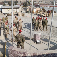 05 Príslušníci špeciálnych síl si v Afganistane pripomenuli pamiatku zosnulých kolegov 