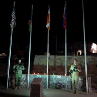 16 Príslušníci špeciálnych síl si v Afganistane pripomenuli pamiatku zosnulých kolegov 