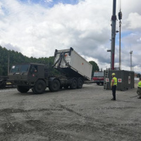 Prevoz kontajnerov z Garkalne (LVA) do Adaži (LVA)