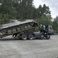 Prevoz techniky z Garkalne (LVA) do Adaži (LVA)