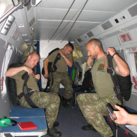 Praktický nácvik núdzového opustenia lietadla