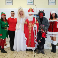 Mikuláš na základni v Kuchyni