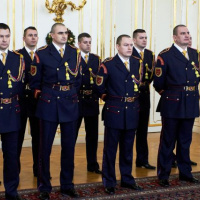 Novoročné prijatie príslušníkov ČS PSR