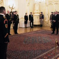 Novoročné prijatie príslušníkov ČS PSR