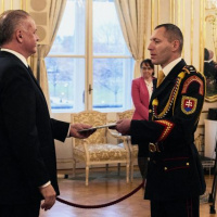 Novoročné prijatie príslušníkov ČS PSR