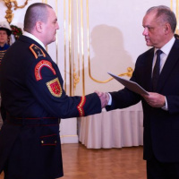 Novoročné prijatie príslušníkov ČS PSR