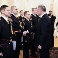 Novoročné prijatie príslušníkov ČS PSR